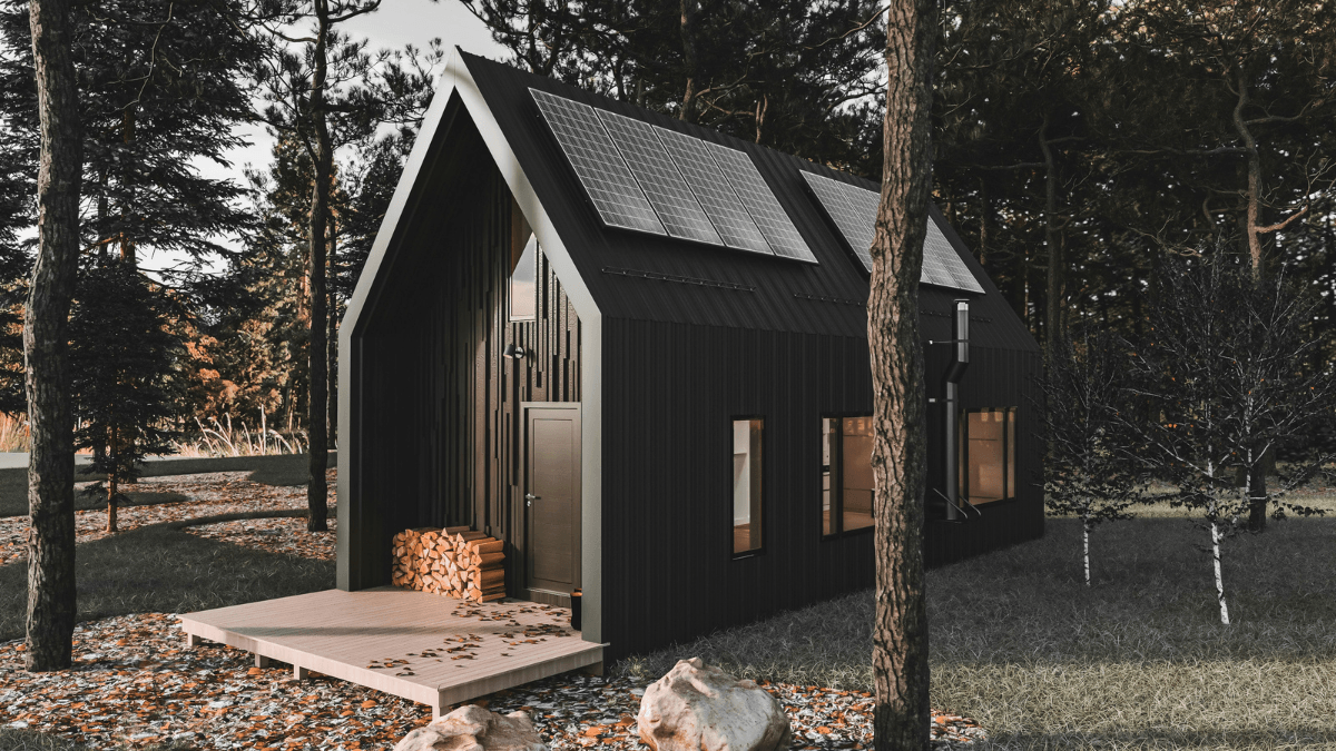 An adorable tiny home that folds up, has a charming kitchen, and simplifies modern living. All for $5,880.