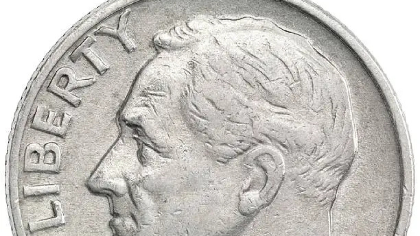 This is the classic 10-cent coin worth $500,000 - It was minted in 1975 and has an error in its creation that makes it unique